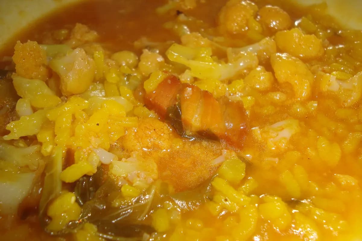 Arroz con costilla — receta andaluza de Jaén