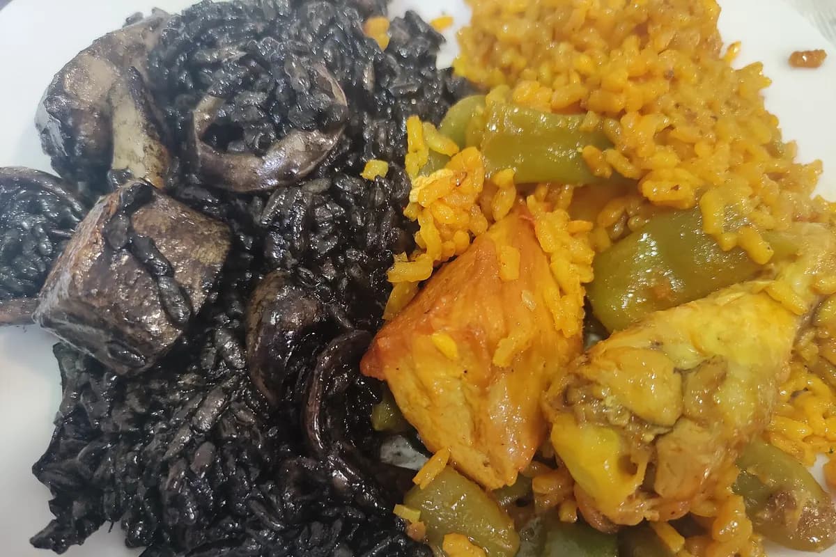 Arroz negro malagueño — receta andaluza de Málaga
