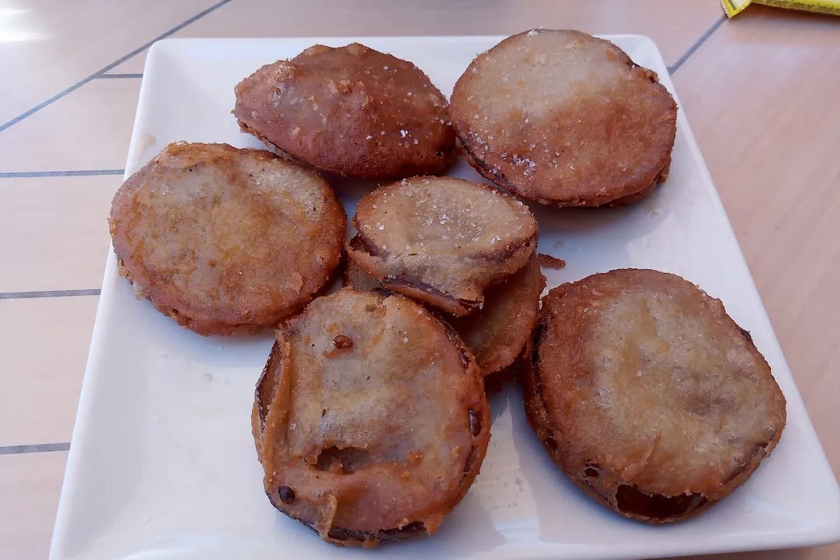 Berenjenas fritas con miel de caña — receta andaluza de Málaga