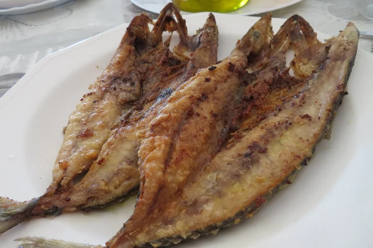 Caballa a la malagueña — receta andaluza de Málaga