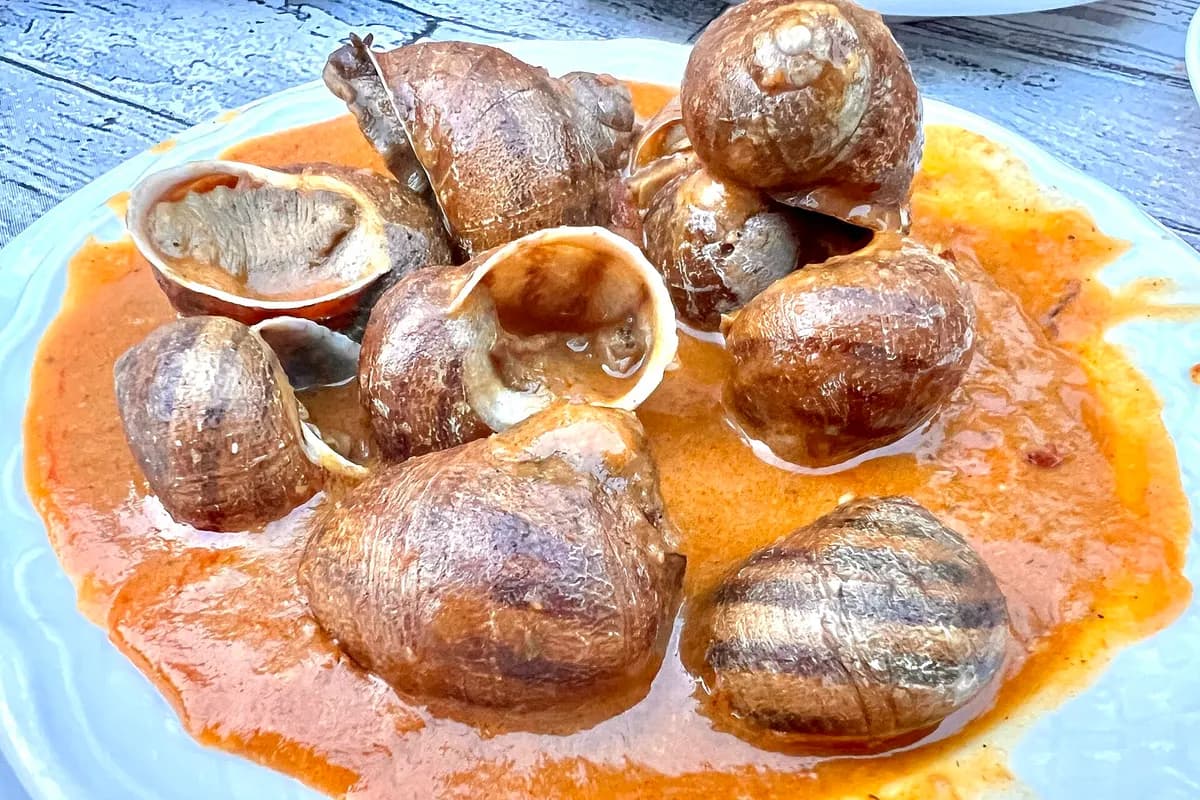 Caracoles en salsa (cabrillas) — receta andaluza de Córdoba