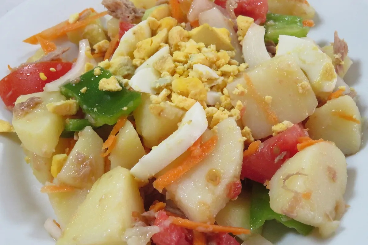 Ensalada campera andaluza — receta andaluza de Jaén