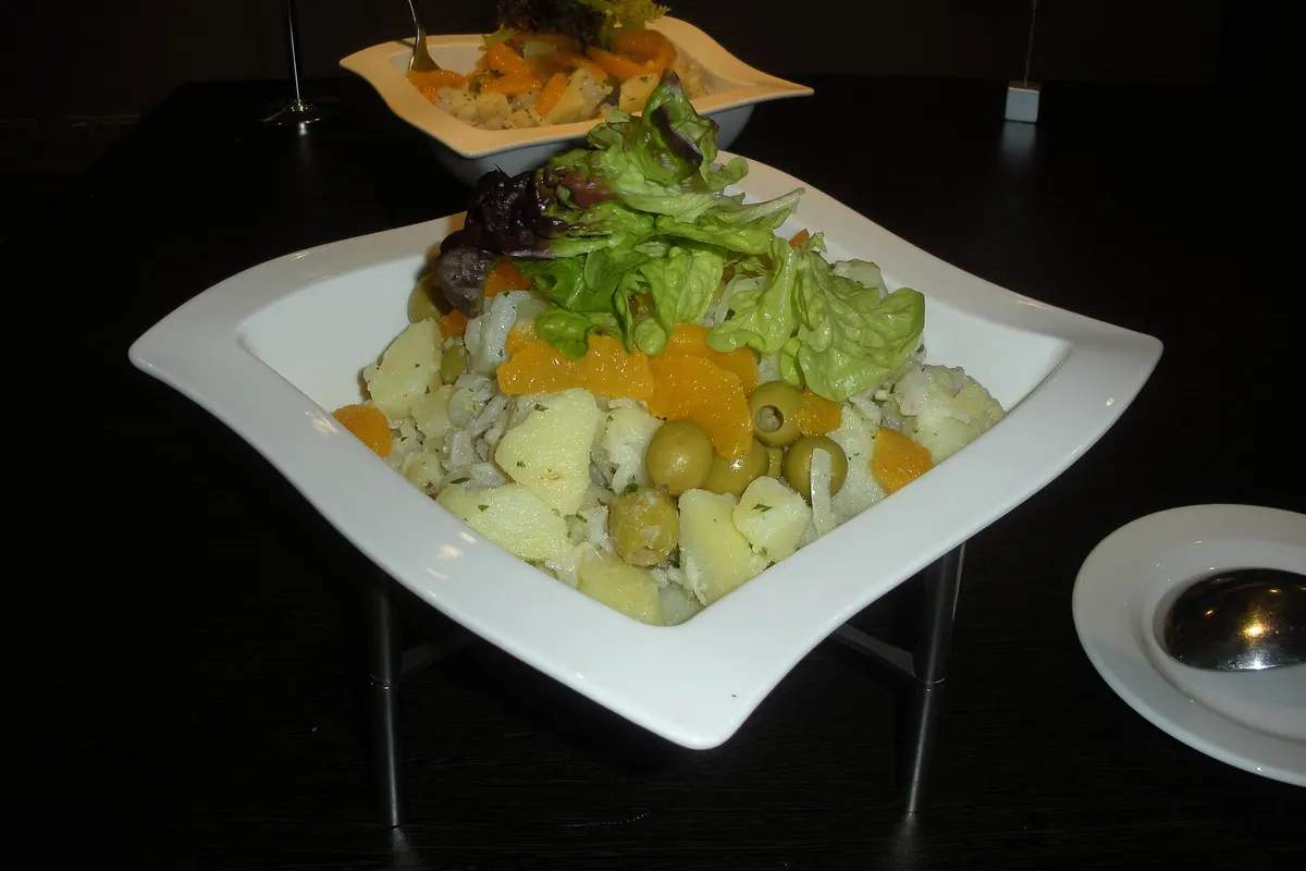 Ensalada malagueña de Málaga, cocina andaluza casera