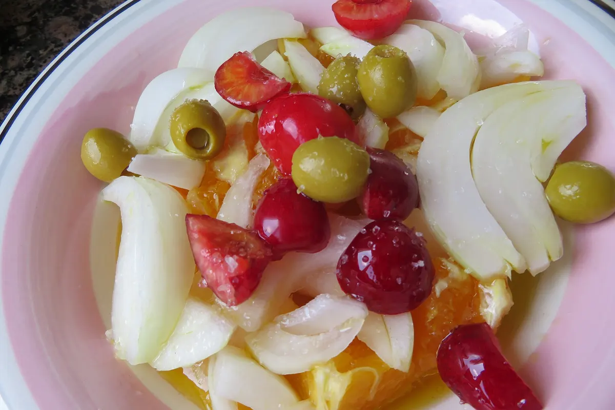 Ensalada de naranja y bacalao — receta andaluza de Sevilla