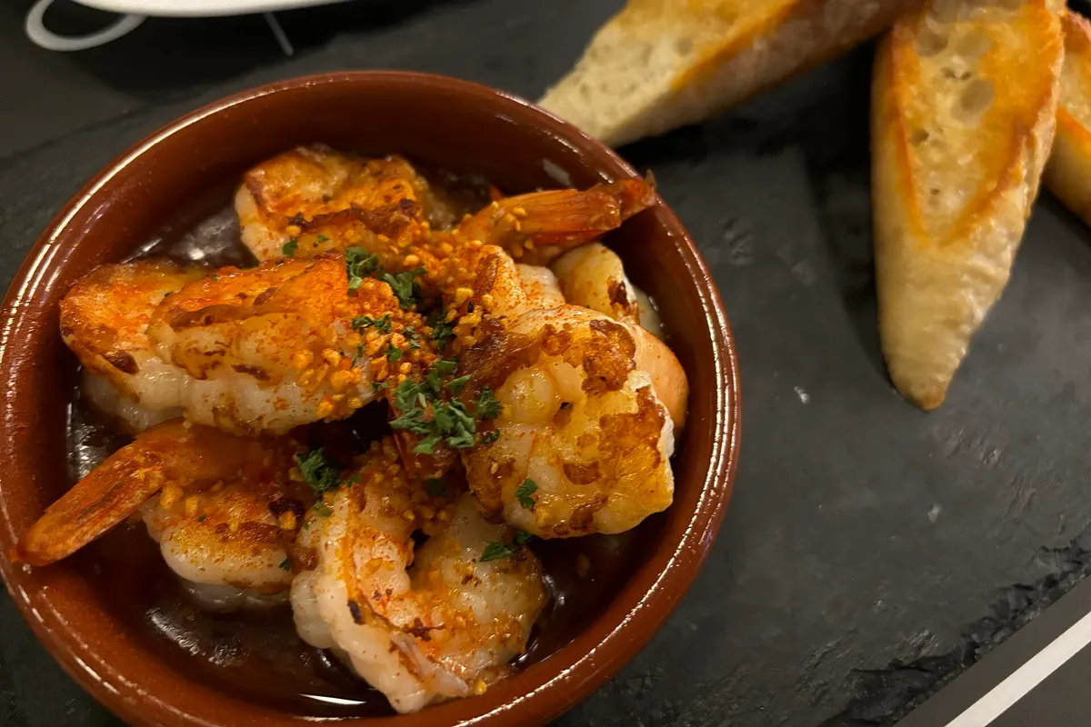 Gambas al ajillo — receta andaluza de Málaga
