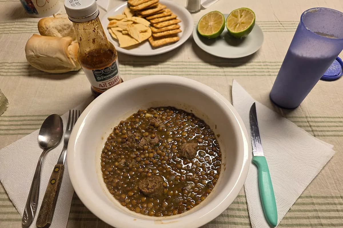 Lentejas andaluzas — receta andaluza de Jaén