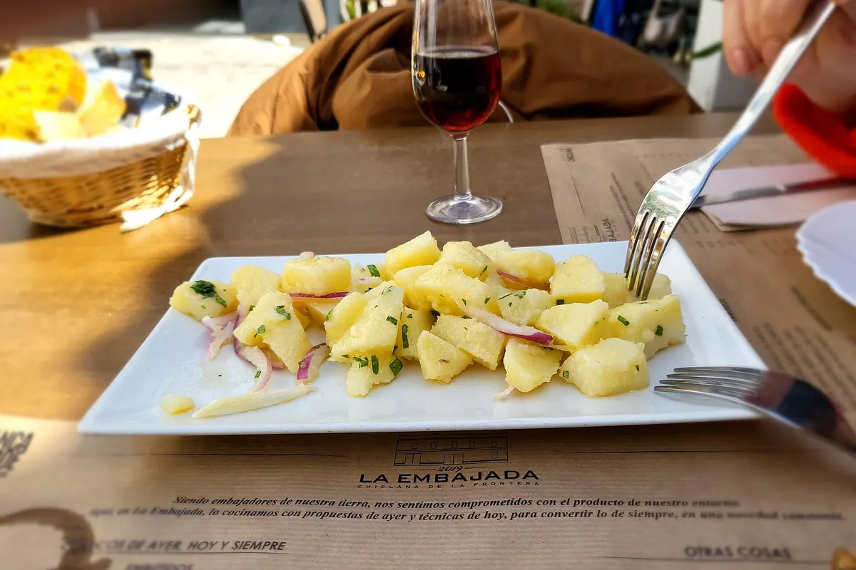 Papas aliñás — receta andaluza de Cádiz