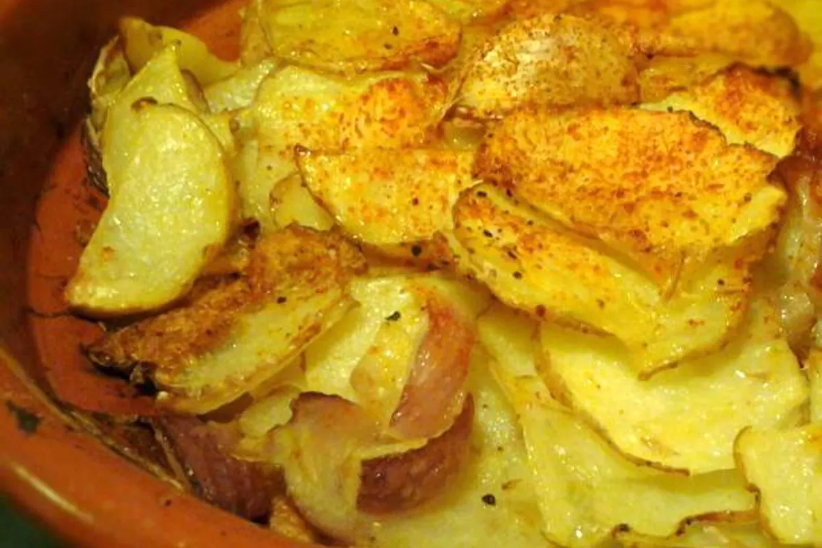 Patatas a lo pobre — receta andaluza de Almería