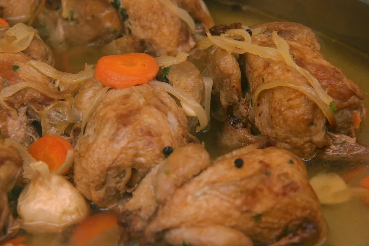 Perdices en escabeche — receta andaluza de Jaén