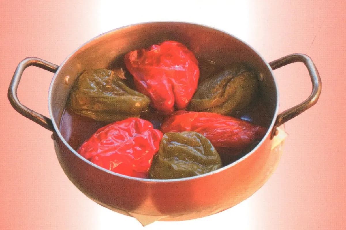 Pimientos rellenos andaluces — receta andaluza de Córdoba