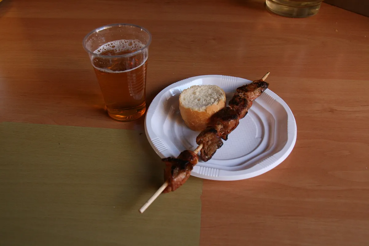 Pincho moruno de Granada, cocina andaluza casera