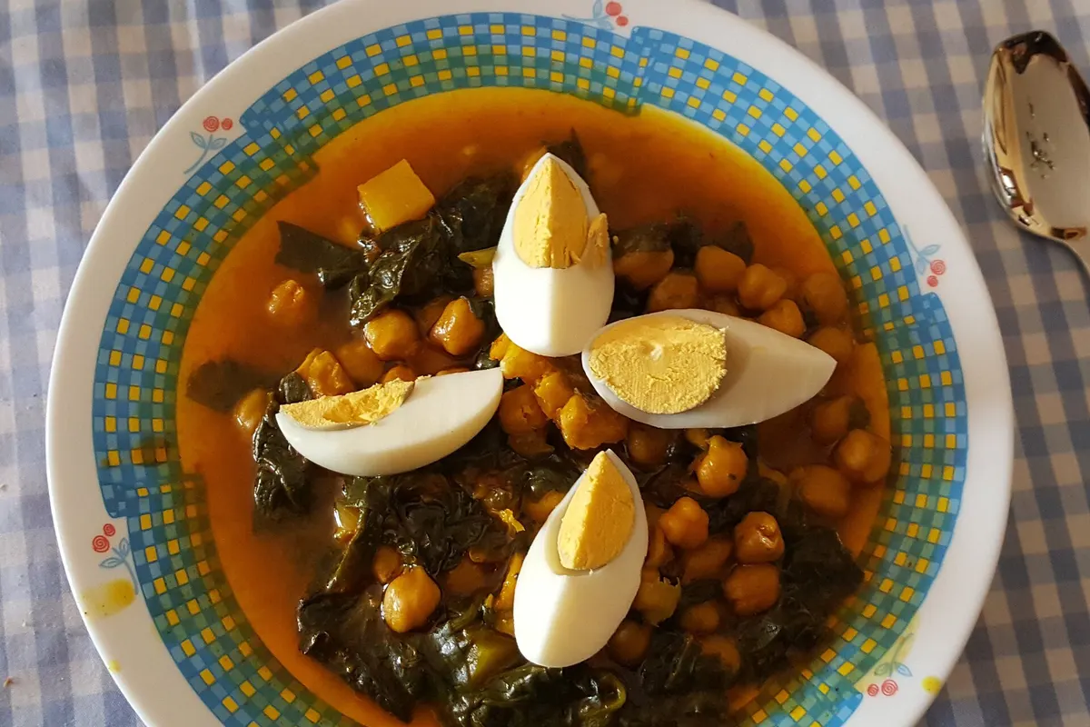 Potaje de vigilia andaluz — receta andaluza de Córdoba