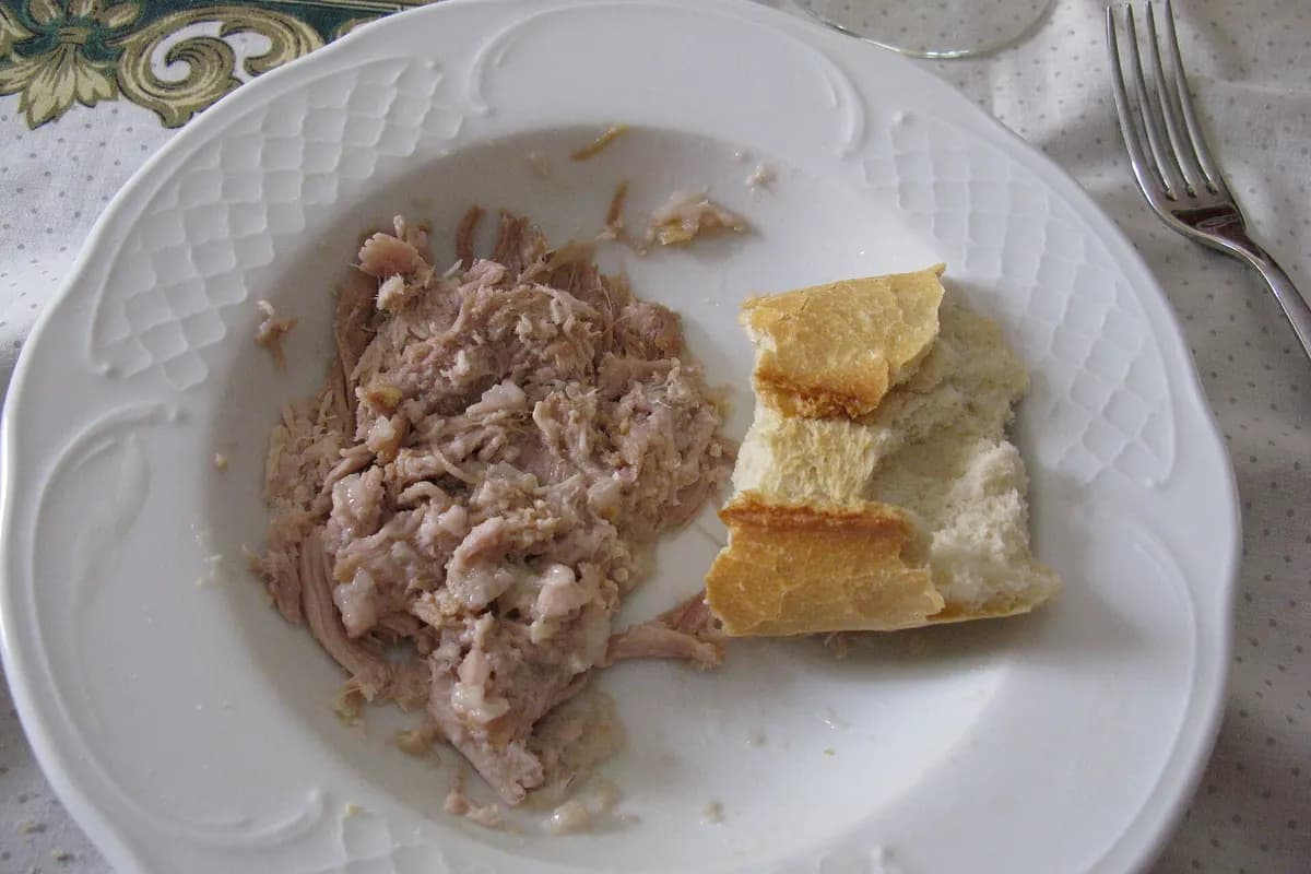 Pringá sevillana de Sevilla, cocina andaluza casera
