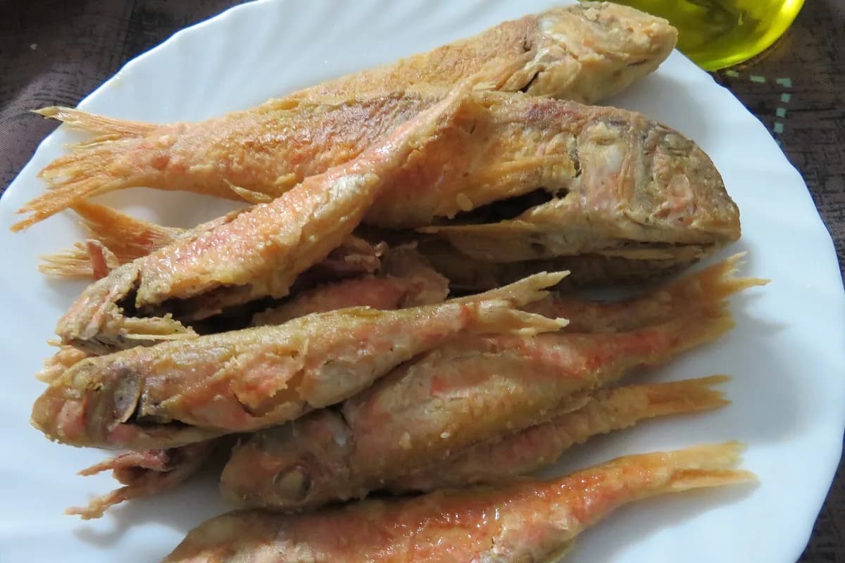 Salmonetes fritos — receta andaluza de Cádiz
