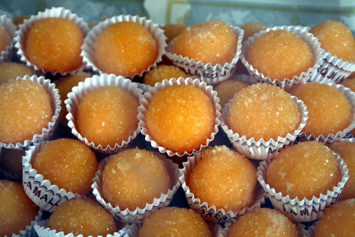 Yemas de San Leandro — receta andaluza de Sevilla